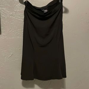 Black knee length skirt